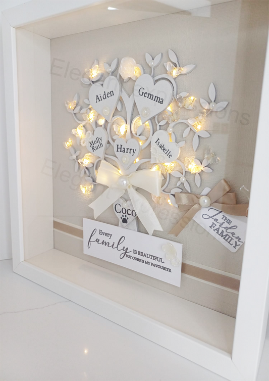 Cream themed with lights